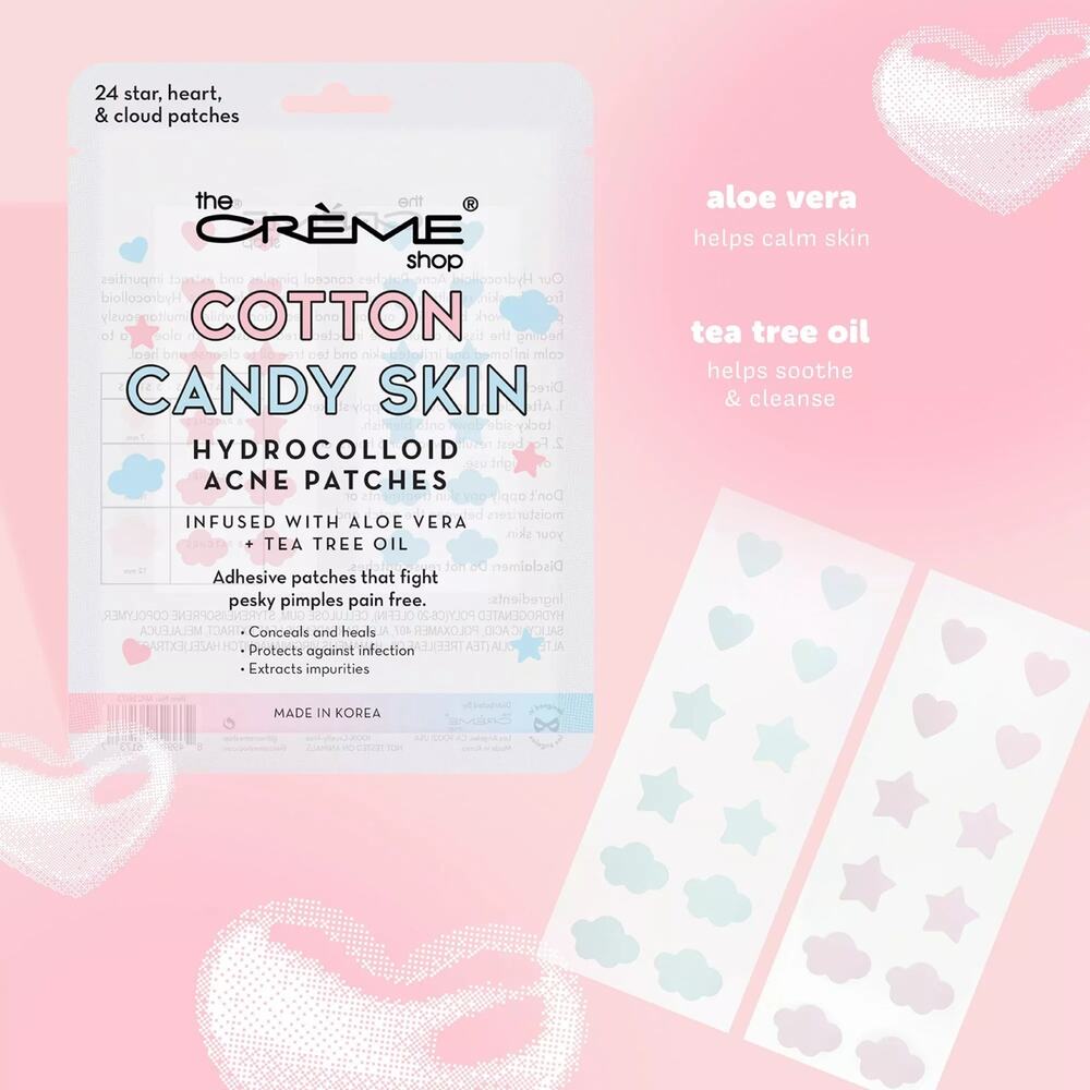 The Creme Shop - Cotton Candy Skin Hydrocolloid Acne Patches